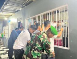 Rutan Sukadana Gelar Razia Gabungan Bersama Koramil, Wujudkan Komitmen Bersih dari Halinar