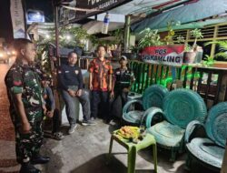Babinsa Kelurahan Jagabaya Pimpin Kegiatan Patroli Sistem Keamanan Lingkungan