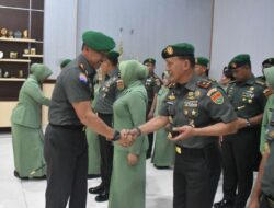 Gelar Tradisi Penerimaan Warga Baru, Pangdam XXI/Raden Inten Ucapkan Selamat atas Kepercayaan yang Diberikan TNI AD