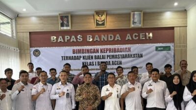 Bapas Kelas I Banda Aceh Bekerjasama dengan Live Smart Gelar Bimbingan Kepribadian Bagi Klien Pemasyarakatan