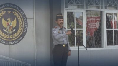 Pimpin Apel Pagi, Kepala Rutan Manna Tekankan Pengawasan dan Persiapan Pengukuhan Gugus Pramuka