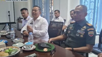 Sinergi LPKA Medan dan Koramil 0201-06/MS Bahas Penguatan Wawasan Kebangsaan Bagi Anak Binaan