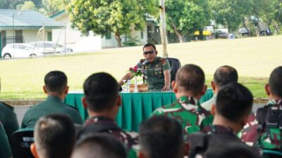 Tingkatkan Kinerja dan Profesionalisme, Danrem 043/Gatam Sampaikan Arahan kepada Prajurit dan PNS