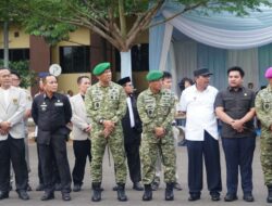 Pangdam XXI/Raden Inten Hadiri Upacara Farewell dan Welcome Parade Kapolda Lampung
