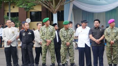 Pangdam XXI/Raden Inten Hadiri Upacara Farewell dan Welcome Parade Kapolda Lampung