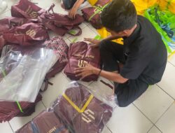 Wujud Kemandirian WBP dan Dukungan Program UMKM, Lapas Brebes Kirim 1000 Goodie Bag Pesanan Universitas Harkat Negeri Tegal