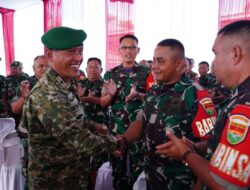 Danrem 043/Garuda Hitam Tekankan Disiplin dan Hindari Pelanggaran Dalam Kunker ke Kodim 0427/Way Kanan