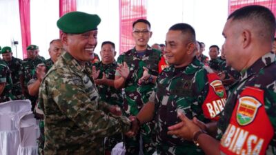 Danrem 043/Garuda Hitam Tekankan Disiplin dan Hindari Pelanggaran Dalam Kunker ke Kodim 0427/Way Kanan