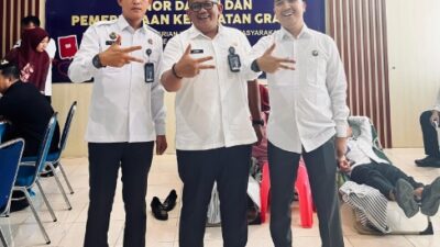 Peringati Hari Bakti Kemenimipas Ke-1, Rutan Kotabumi Ikut Sukseskan Donor Darah dan Pemeriksaan Kesehatan Gratis