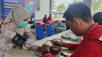 Peringati Hari Bhakti Kemenimipas ke-1, Lapas Gunung Sugih Gandeng PMI Lampung Tengah Gelar Pengecekan Kesehatan Gratis dan Donor Darah