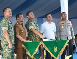 Perkuat Teritorial dan Ketahanan Pangan, Pangdam XXI/Radin Inten Hadiri Apel Dansatkowil 2025