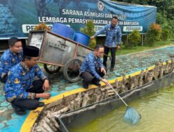Siap Sukseskan Panen Raya Serentak 2026, Lapas Banyuasin Tebar 15.700 Bibit Lele