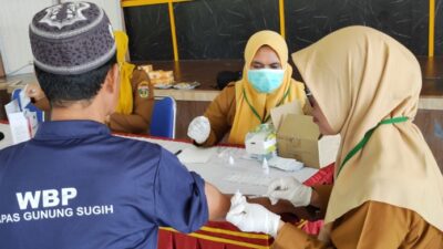 Lapas Gunung Sugih Lakukan Skrining HIV/AIDS dan Sifilis Bagi Warga Binaan