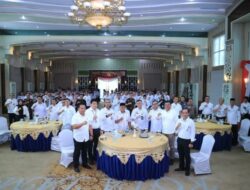 Kalapas Mukhlisin Fardi Beserta Jajaran Lapas Muara Tebo Hadiri Tasyakuran Secara Daring dan Luring Hari Bakti Kemenimipas Ke-1