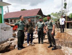 Dorong Pemberdayaan Ekonomi Masyarakat Pekon Balak, Danrem 043/Garuda Hitam Tinjau Pembangunan Koperasi Merah Putih