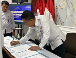Wujudkan Pemasyarakatan yang Akuntabel Berorientasi Hasil, Kalapas Gowim Mahali Beserta Jajaran Lapas Brebes Laksanakan Penandatanganan Perjanjian Kinerja 2025
