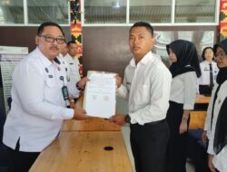 37 Peserta Magang Lapas Metro Terima Pengarahan dan Tanda Tangani Perjanjian Kerja