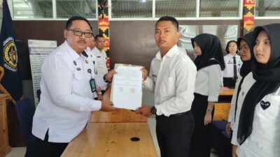 37 Peserta Magang Lapas Metro Terima Pengarahan dan Tanda Tangani Perjanjian Kerja