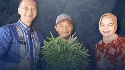 Panen Melimpah, Kepala Rutan Mempawah Salurkan Kangkung Segar Hasil Budidaya