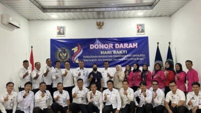 Lapas Way Kanan Gandeng UTD RSUD Zapa Lakukan Donor Darah Dalam Rangka Meriahkan Hari Bakti Kemenimipas Ke-1