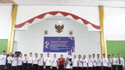Lapas Kotaagung Bersama Rutan Gelar Donor Darah Dalam Peringati Hari Bakti Kemenimipas Ke-1