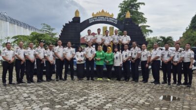 Kepala Rutan Kelas IIB Kotabumi Ikuti Kegiatan Panen Raya Serentak di Lapas Rajabasa