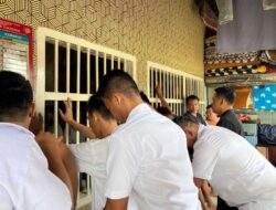 Komitmen Berantas Halinar, Rutan Sukadana Laksanakan Razia Kamar Hunian Warga Binaan