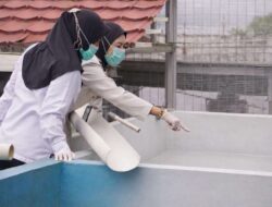 Lapas Kelas IIA Banyuasin Laksanakan Pemantauan Jentik Nyamuk untul Cegah DBD Sejak Dini