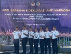 Kepala Lapas Kelas IIB Brebes Hadir Langsung Dalam Deklarasi Anti Narkoba di Sragen