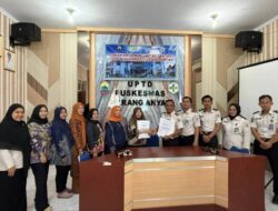 Tingkatkan Pelayanan Kesehatan, Lapas Narkotika Kelas IIA Bandar Lampung Teken MoU dengan Puskesmas Karang Anyar