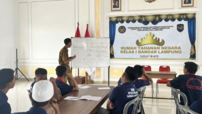 Pendidikan Sebagai Jalan Perubahan, Warga Binaan Ikuti Kejar Paket di Rutan Kelas I Bandar Lampung