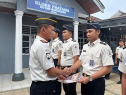 Apel Pagi Penuh Makna, Karutan Sukadana Sematkan Kenaikan Pangkat Bagi Tujuh Pegawai