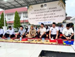 Mempererat Silaturahmi di Bulan Ramadan, Rutan Kelas I Bandar Lampung Gelar Buka Bersama Warga Binaan dan Keluarga