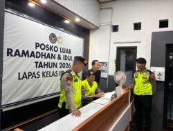 Perkuat Posko Ramadan Idul Fitri, Lapas Brebes Terima Patroli Sambang Polres