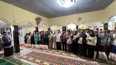 Rutan Menggala Laksanakan Sholat Isya dan Tarawih Bersama Bupati Tulang Bawang Beserta Jajaran