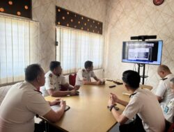 Rutan Kelas I Bandar Lampung Ikuti Pengarahan Kesiapan Layanan Kunjungan Jelang Idul Fitri 1447 H