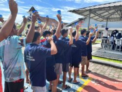 Wujud Nyata Komitmen Bebas Narkoba, Tes Urine Warga Binaan dan Pegawai Rutan Kelas I Bandar Lampung