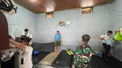 Rutan Kelas IIB Menggala Bersama TNI/Polri Gelar Razia dan Tes Urine Dalam Peringati HBP ke-62