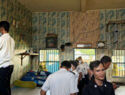 Lapas Gunung Sugih Gelar Razia Blok Hunian dan Tes Urine Pegawai dan Warga Binaan Dalam Peringati Hari Bhakti Pemasyarakatan Ke-62