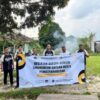 Peduli Lingkungan Sekitar, Rutan Kelas I Bandar Lampung Lakukan Aksi Bersih-bersih di Area Luar