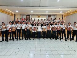 Sematkan Pangkat Baru Bagi 30 Petugas, Kalapas Kelas I Bandar Lampung Ingatkan Peningkatan Tanggung Jawab