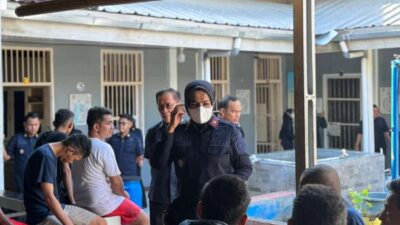 Sapa Warga Binaan Saat Deteksi Dini, Kalapas Beri Peringatan Keras Jauhi Narkotika dan Jangan Khianati Pelayanan Terbaik