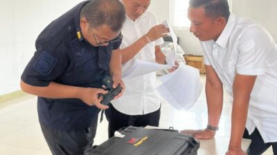 Ka KPR Rutan Kelas I Bandar Lampung Serah Terima Inventaris Pengamanan