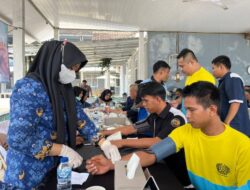 Peringati HBP ke-62, Rutan Sukadana Gandeng Puskesmas Sukadana Gelar Pemeriksaan Kesehatan Gratis