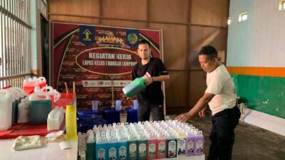 Akhir Pekan Tetap Produktif, Warga Binaan Lapas Kelas I Bandar Lampung Terus Asah Keterampilan Mandiri