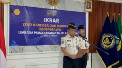Kepala Lapas Brebes Pimpin Deklarasikan dan Komitmen Zero Halinar Guna Perkuat Integritas