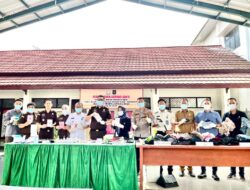 Rutan Sukadana Hadiri Pemusnahan Barang Bukti di Kejari Lampung Timur