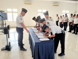 Langkah Tegas, Rutan Kelas I Bandar Lampung Gelar Ikrar Bersih dari Handphone serta Pungutan Liar dan Narkoba