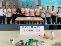 Lapas Kelas IIB Kota Bakti Lakukan Razia Kamar Hunian Warga Binaan