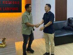 Perkuat Sinergitas Antarinstansi, Kepala KPR Rutan Bandar Lampung Lakukan Kunjungan Silaturahmi ke Reserse Narkoba Polresta